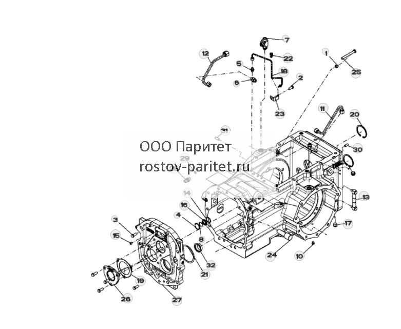 ГРУППА КАРТЕРА КОРОБКИ ПЕРЕДАЧ В БЛОКЕ С ТРАНСМИССИЕЙ (YZ91438) (НЕ MFWD) (НЕ-PRT) MRTSSN1SB, MRTSCN1SB, MRTWCN1SB - ST305154 285.jpg